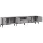 vidaXL Έπιπλο Τηλεόρασης με Συρτάρι Γκρι Sonoma 200x25x44εκ Επεξ. Ξύλο