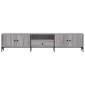 vidaXL Έπιπλο Τηλεόρασης με Συρτάρι Γκρι Sonoma 200x25x44εκ Επεξ. Ξύλο