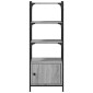 vidaXL Βιβλιοθήκη 3 Επιπέδων Γκρι Sonoma 41x30x109,5 εκ. Επεξεργ. Ξύλο
