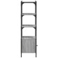 vidaXL Βιβλιοθήκη 3 Επιπέδων Γκρι Sonoma 41x30x109,5 εκ. Επεξεργ. Ξύλο
