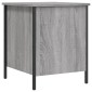 vidaXL Παγκάκι Αποθήκευσης Γκρι Sonoma 40x42,5x50εκ Επεξεργασμένο Ξύλο