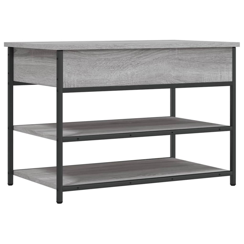 vidaXL Παπουτσοθήκη Γκρι Sonoma 70x42,5x50 εκ. από Επεξεργασμένο Ξύλο