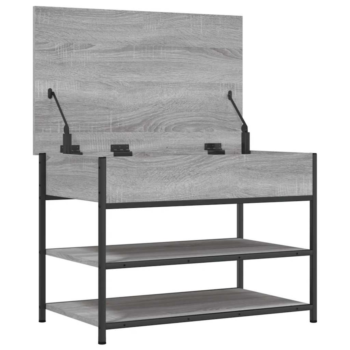 vidaXL Παπουτσοθήκη Γκρι Sonoma 70x42,5x50 εκ. από Επεξεργασμένο Ξύλο