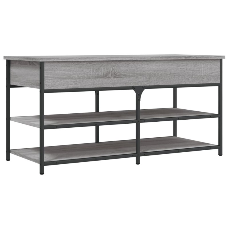 vidaXL Παπουτσοθήκη Γκρι Sonoma 100x42,5x50 εκ. από Επεξεργασμένο Ξύλο