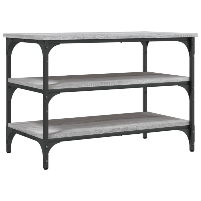 vidaXL Παπουτσοθήκη Γκρι Sonoma 70x38,5x49 εκ. από Επεξεργασμένο Ξύλο