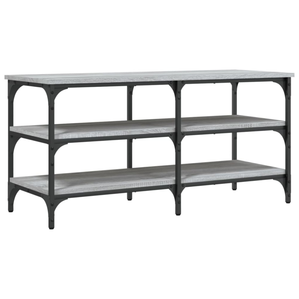 vidaXL Παπουτσοθήκη Γκρι Sonoma 100x38,5x49 εκ. από Επεξεργασμένο Ξύλο