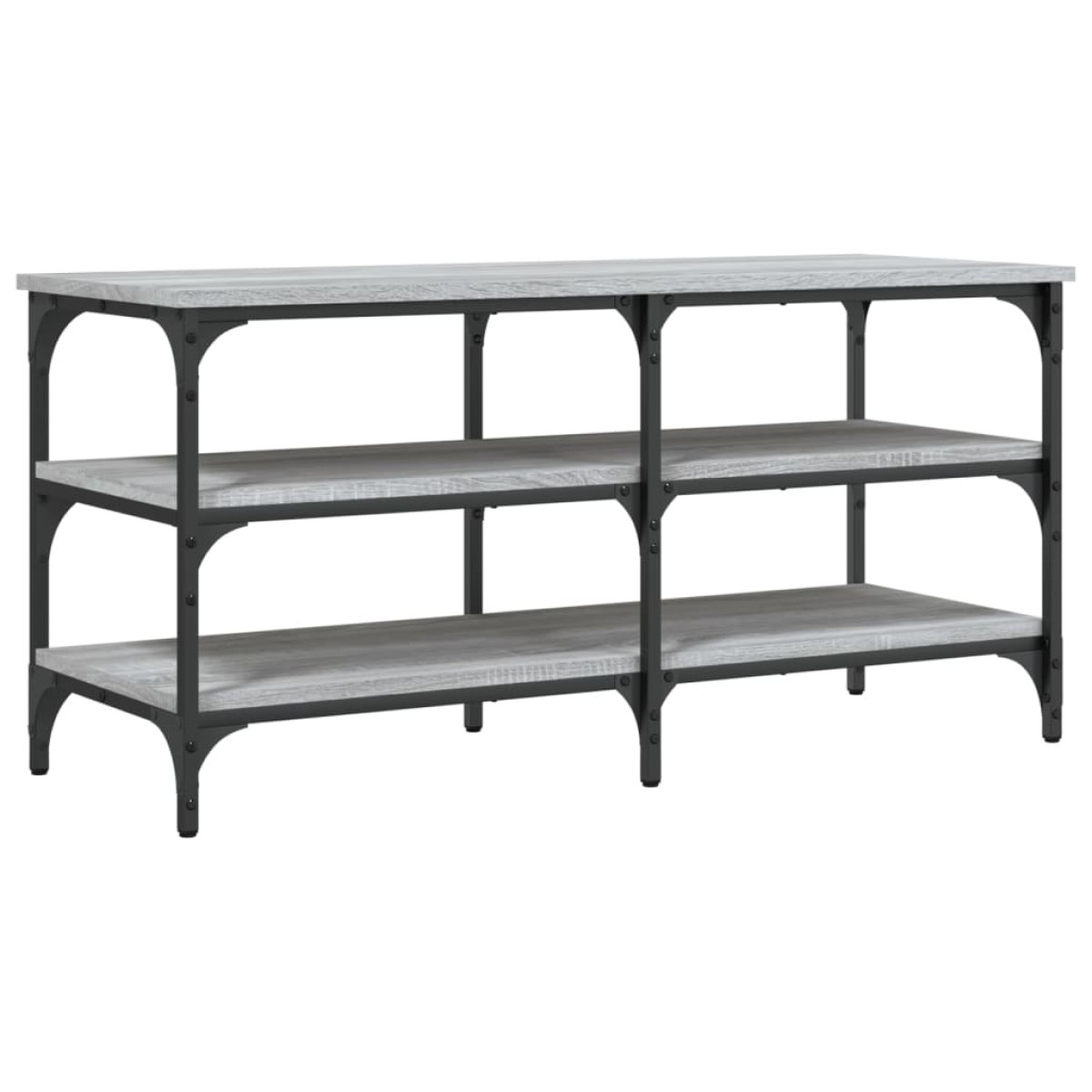 vidaXL Παπουτσοθήκη Γκρι Sonoma 100x38,5x49 εκ. από Επεξεργασμένο Ξύλο