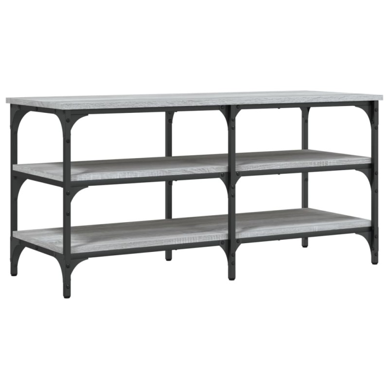 vidaXL Παπουτσοθήκη Γκρι Sonoma 100x38,5x49 εκ. από Επεξεργασμένο Ξύλο