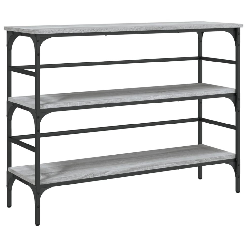 vidaXL Τραπέζι Κονσόλα Γκρι Sonoma 100x32x75 εκ. Επεξεργασμένο Ξύλο
