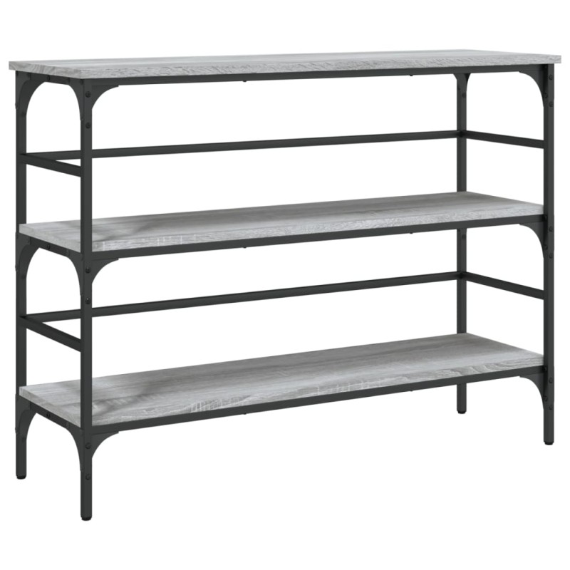 vidaXL Τραπέζι Κονσόλα Γκρι Sonoma 100x32x75 εκ. Επεξεργασμένο Ξύλο
