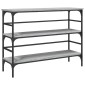 vidaXL Τραπέζι Κονσόλα Γκρι Sonoma 100x32x75 εκ. Επεξεργασμένο Ξύλο
