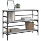 vidaXL Τραπέζι Κονσόλα Γκρι Sonoma 100x32x75 εκ. Επεξεργασμένο Ξύλο