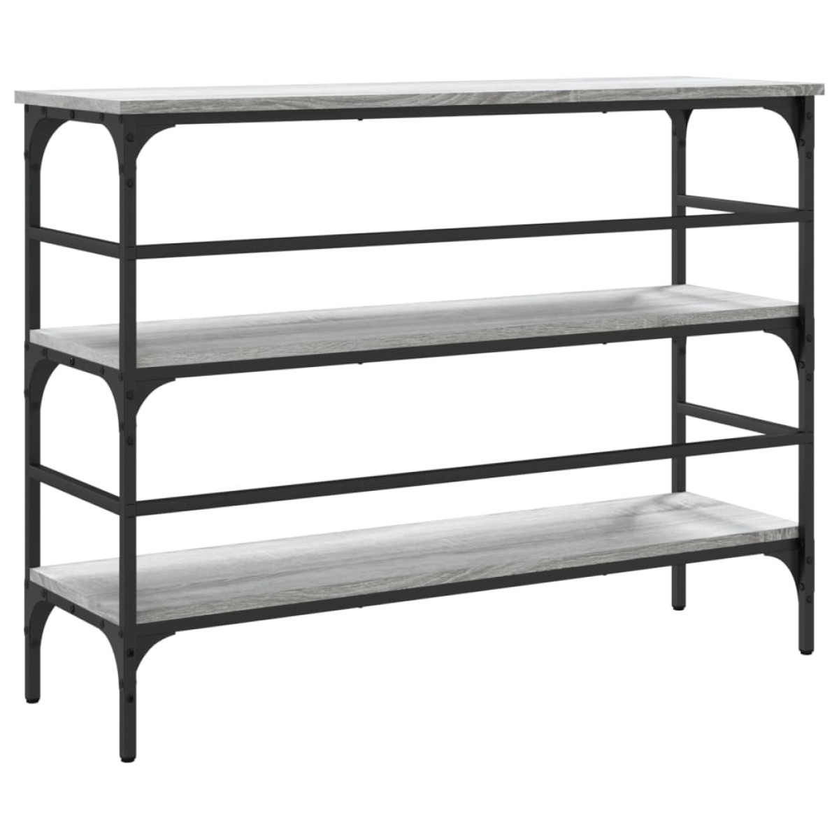 vidaXL Τραπέζι Κονσόλα Γκρι Sonoma 100x32x75 εκ. Επεξεργασμένο Ξύλο