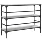 vidaXL Τραπέζι Κονσόλα Γκρι Sonoma 100x32x75 εκ. Επεξεργασμένο Ξύλο