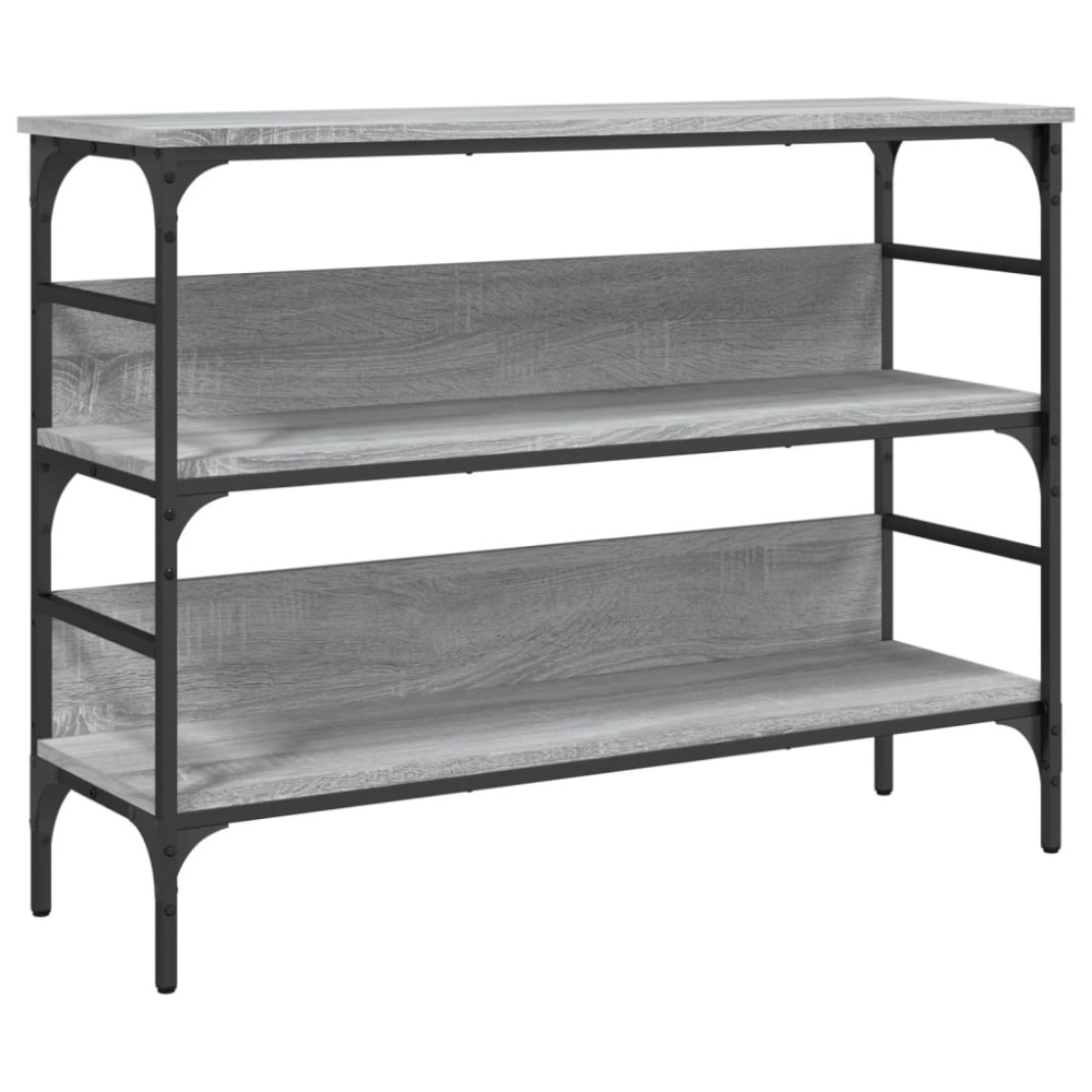 vidaXL Τραπέζι Κονσόλα Γκρι Sonoma 100x32x75 εκ. Επεξεργασμένο Ξύλο