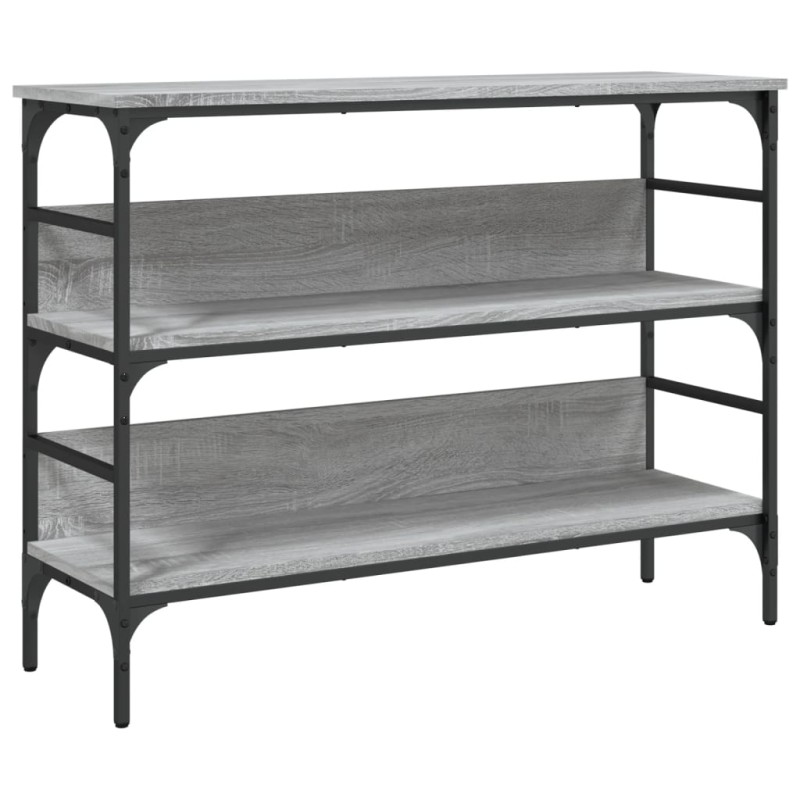 vidaXL Τραπέζι Κονσόλα Γκρι Sonoma 100x32x75 εκ. Επεξεργασμένο Ξύλο