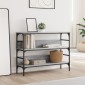 vidaXL Τραπέζι Κονσόλα Γκρι Sonoma 100x32x75 εκ. Επεξεργασμένο Ξύλο