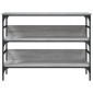 vidaXL Τραπέζι Κονσόλα Γκρι Sonoma 100x32x75 εκ. Επεξεργασμένο Ξύλο