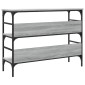 vidaXL Τραπέζι Κονσόλα Γκρι Sonoma 100x32x75 εκ. Επεξεργασμένο Ξύλο