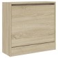 vidaXL Παπουτσοθήκη Sonoma Δρυς 60x21x57 εκ. από Επεξεργασμένο Ξύλο