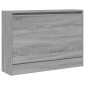 vidaXL Παπουτσοθήκη Γκρι Sonoma 80x21x57 εκ. από Επεξεργ. Ξύλο
