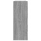 vidaXL Παπουτσοθήκη Γκρι Sonoma 80x21x57 εκ. από Επεξεργ. Ξύλο