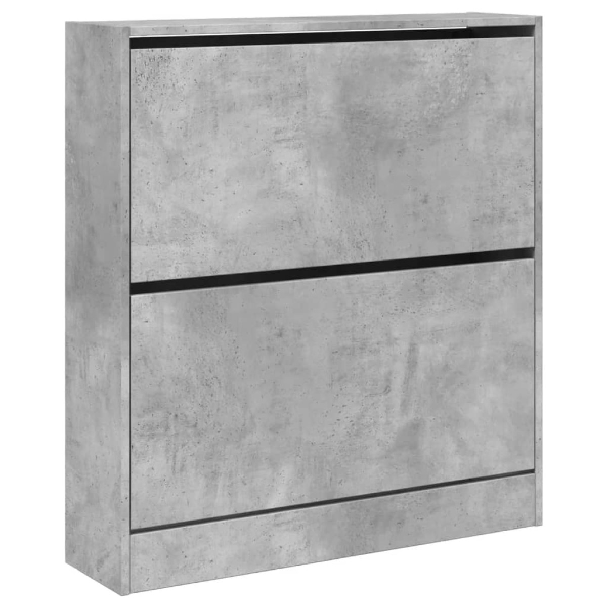 vidaXL Παπουτσοθήκη Γκρι Σκυροδέματος 80x21x87,5εκ. Επεξεργασμένο Ξύλο