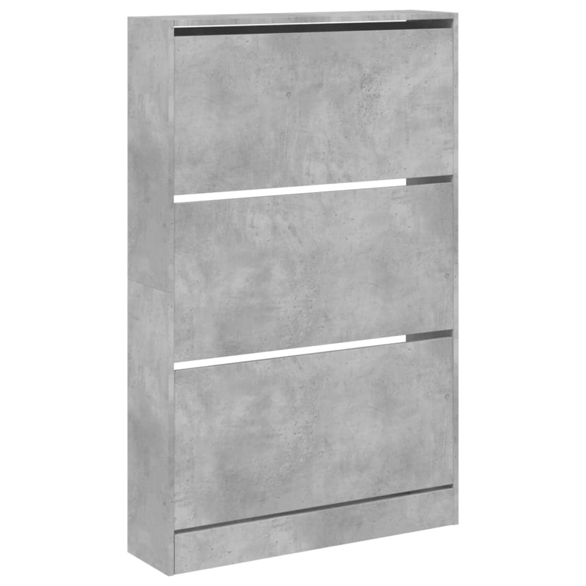 vidaXL Παπουτσοθήκη Γκρι Σκυροδέματος80x21x125,5εκ. Επεξεργασμένο Ξύλο