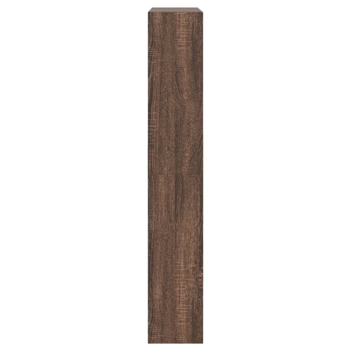 vidaXL Παπουτσοθήκη Καφέ δρυς 80x21x125,5 εκ. από Επεξεργασμένο Ξύλο
