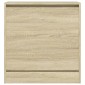 vidaXL Παπουτσοθήκη Sonoma Δρυς 60x34x63,5 εκ. από Επεξεργασμένο Ξύλο