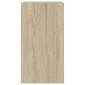 vidaXL Παπουτσοθήκη Sonoma Δρυς 60x34x63,5 εκ. από Επεξεργασμένο Ξύλο