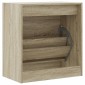 vidaXL Παπουτσοθήκη Sonoma Δρυς 60x34x63,5 εκ. από Επεξεργασμένο Ξύλο