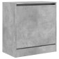 vidaXL Παπουτσοθήκη Γκρι Σκυροδέματος 60x34x63,5εκ. Επεξεργασμένο Ξύλο