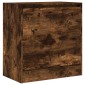 vidaXL Παπουτσοθήκη Καπνιστή Δρυς 60x34x63,5 εκ. από Επεξεργ. Ξύλο