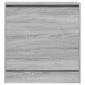 vidaXL Παπουτσοθήκη Γκρι Sonoma 60x34x63,5 εκ. από Επεξεργ. Ξύλο