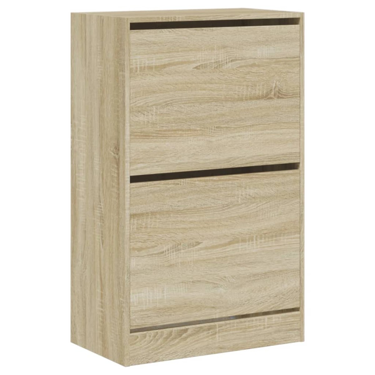 vidaXL Παπουτσοθήκη Sonoma Δρυς 60x34x96,5 εκ. από Επεξεργασμένο Ξύλο