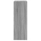vidaXL Παπουτσοθήκη Γκρι Sonoma 60x34x96,5 εκ. από Επεξεργ. Ξύλο
