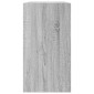 vidaXL Παπουτσοθήκη Γκρι Sonoma 80x34x63 εκ. από Επεξεργ. Ξύλο