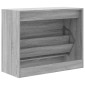 vidaXL Παπουτσοθήκη Γκρι Sonoma 80x34x63 εκ. από Επεξεργ. Ξύλο