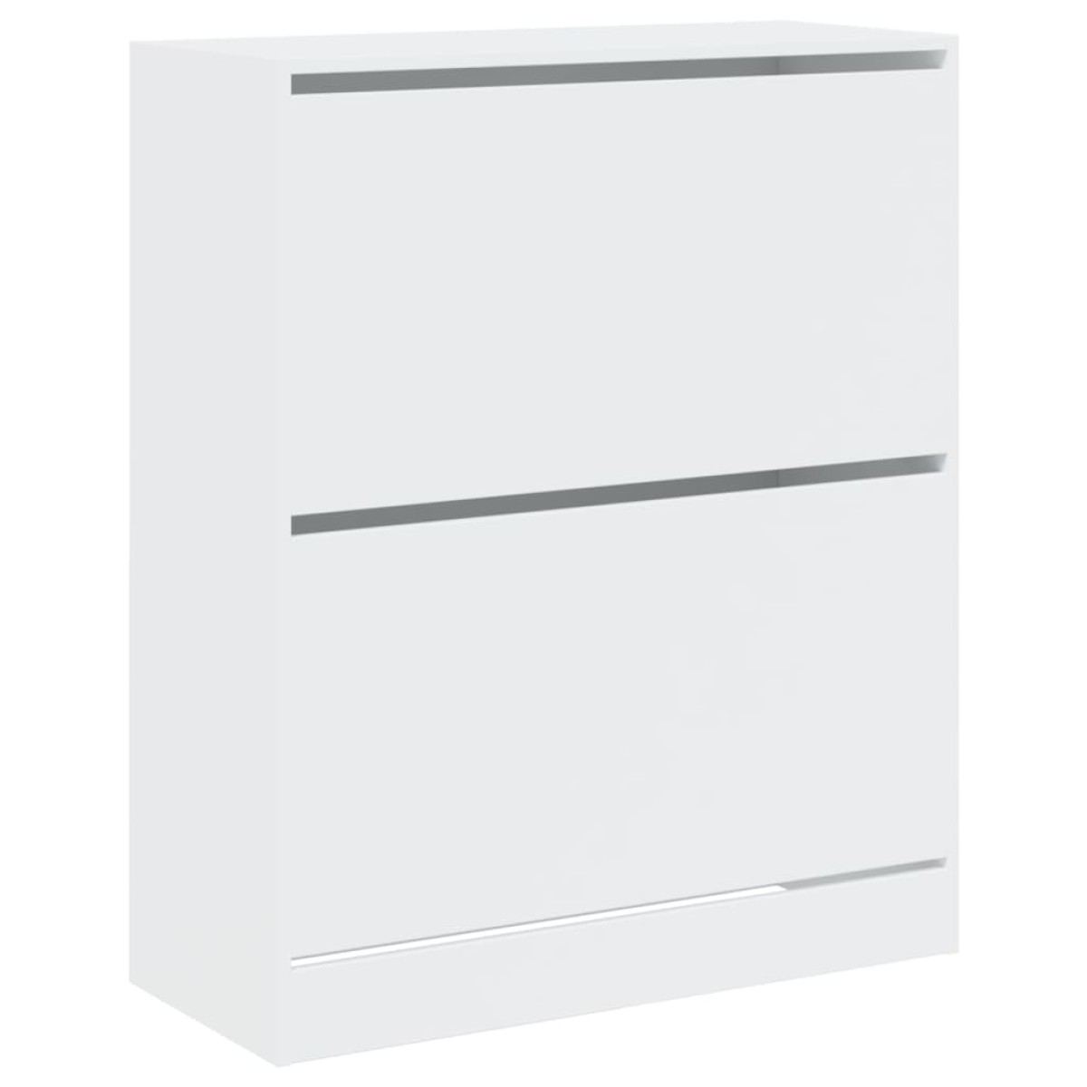 vidaXL Παπουτσοθήκη Λευκή 80x34x96,5 εκ. από Επεξεργασμένο Ξύλο
