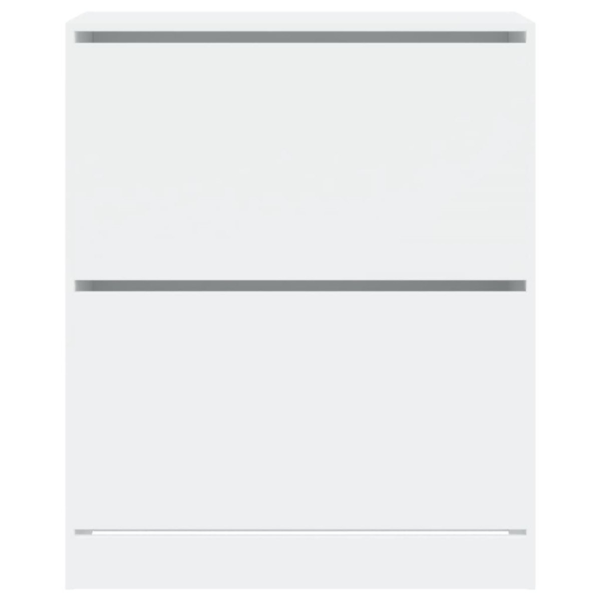 vidaXL Παπουτσοθήκη Λευκή 80x34x96,5 εκ. από Επεξεργασμένο Ξύλο
