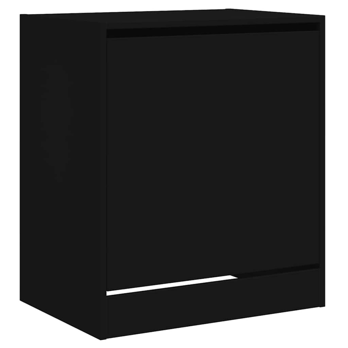 vidaXL Παπουτσοθήκη Μαύρη 60x42x69 εκ. από Επεξεργασμένο Ξύλο