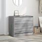 vidaXL Παπουτσοθήκη Γκρι Sonoma 80x42x69 εκ. από Επεξεργ. Ξύλο