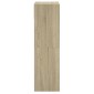 vidaXL Παπουτσοθήκη Sonoma Δρυς 60x34x116 εκ. από Επεξεργασμένο Ξύλο