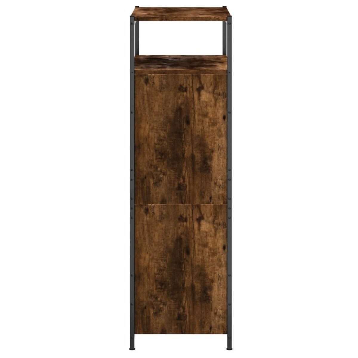 vidaXL Παπουτσοθήκη Καπνιστή Δρυς 60x34x112 εκ. από Επεξεργ. Ξύλο