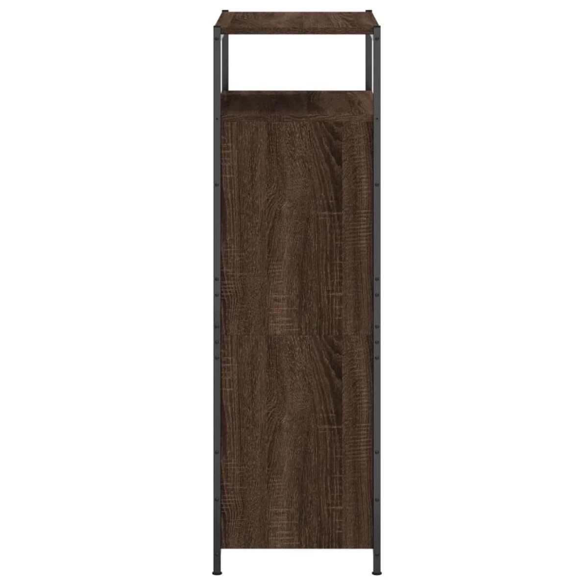 vidaXL Παπουτσοθήκη Καφέ Δρυς 60x34x112 εκ. από Επεξεργασμένο Ξύλο