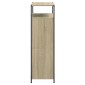 vidaXL Παπουτσοθήκη Sonoma Δρυς 75x34x112 εκ. από Επεξεργασμένο Ξύλο