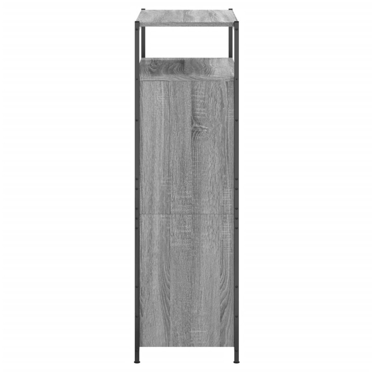 vidaXL Παπουτσοθήκη Γκρι Sonoma 75x34x112 εκ. από Επεξεργασμένο Ξύλο