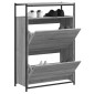 vidaXL Παπουτσοθήκη Γκρι Sonoma 75x34x112 εκ. από Επεξεργασμένο Ξύλο