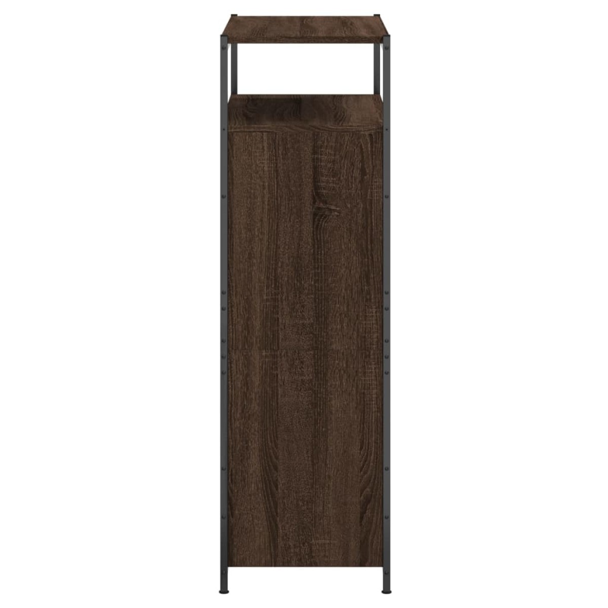 vidaXL Παπουτσοθήκη Καφέ Δρυς 75x34x112 εκ. από Επεξεργασμένο Ξύλο